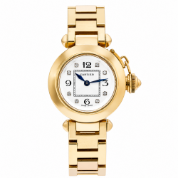 Cartier Pasha 27MM WJ124015 18K Yellow Gold Watch